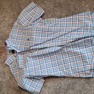 Ralph Lauren multi color plaid shirt sleeve shirt